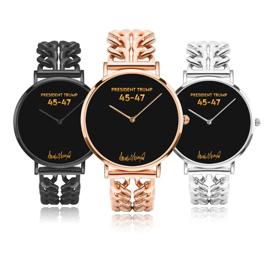 President Trump 45 - 47 Strap Quartz Watch - THE MAGA STORE