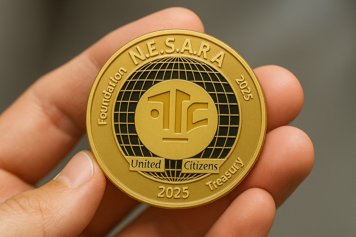 NESARA GESARA PREMIUM EDITION GOLD COIN - THE MAGA STORE