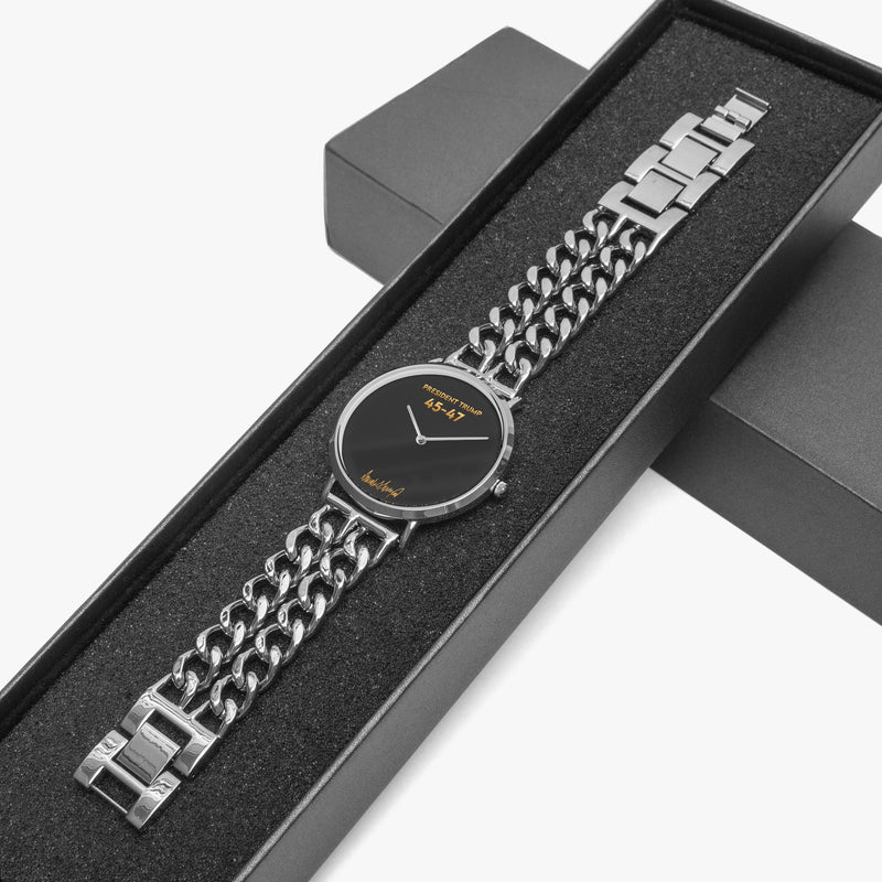 President Trump 45 - 47 Strap Quartz Watch - THE MAGA STORE